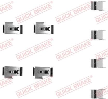 Accessory Kit, disc brake pad 109-1198 - image 2