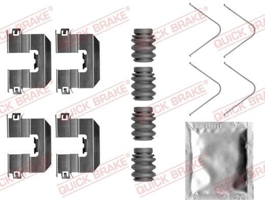 Accessory Kit, disc brake pad 109-0058 - image 2