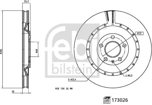 Brake Disc 173026