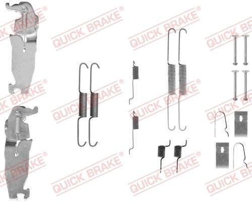 Accessory Kit, brake shoes 105-0811S - image 2