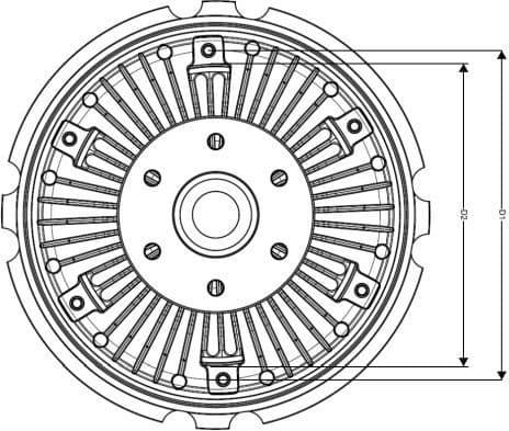 Clutch, radiator fan 47924 - image 5