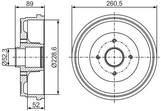 Brake Drum 0986477288 - image 5