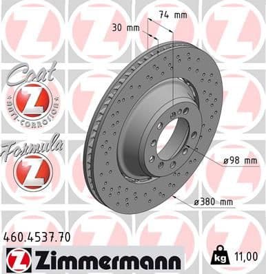 Brake Disc FORMULA Z BRAKE DISC 460.4537.70