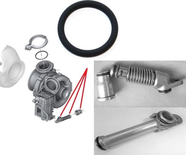 Gasket turbocharger 635.580