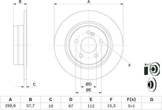 Brake Disc 0986479410 - image 5