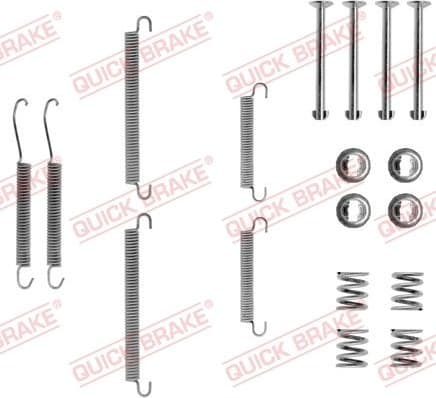 Accessory Kit, parking brake shoes 105-0713 - image 2