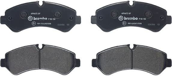 Brake pads rear, Top Quality P50150 - image 2