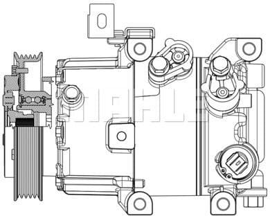 Compressor, air conditioning BEHR *** PREMIUM LINE *** ACP 631 000P - image 2