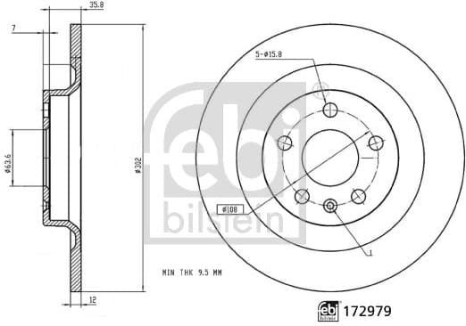 Brake Disc 172979