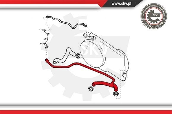 Radiator Hose 24SKV330 - image 4