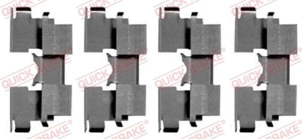 Accessory Kit, disc brake pad 109-1662 - image 2