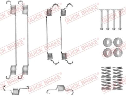 Accessory Kit, brake shoes 105-0034 - image 2