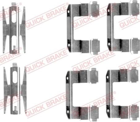 Accessory Kit, disc brake pad 109-1618 - image 2