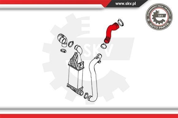 Charge Air Hose 24SKV222 - image 3