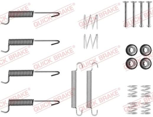 Accessory Kit, parking brake shoes 105-0047 - image 2