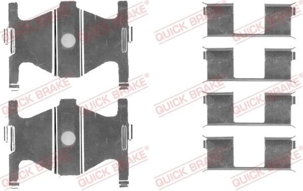 Accessory Kit, disc brake pad 109-1754 - image 2