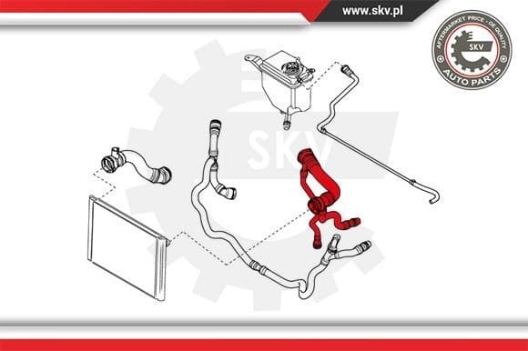 Radiator Hose 24SKV262 - image 4