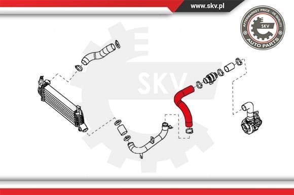 Charge Air Hose 24SKV658 - image 4