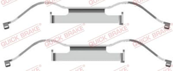 Accessory Kit, disc brake pad 109-1681 - image 2