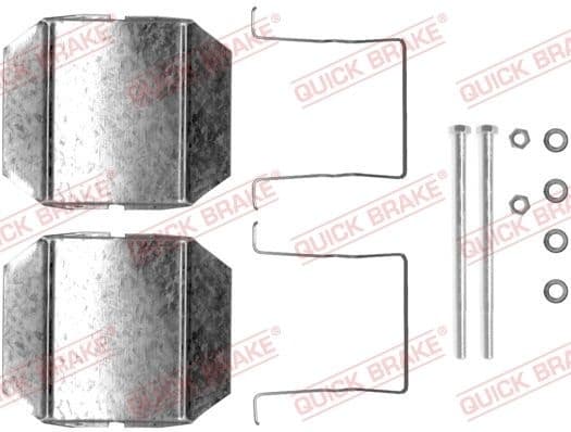 Brake pads accessory kit 109-1237 - image 2
