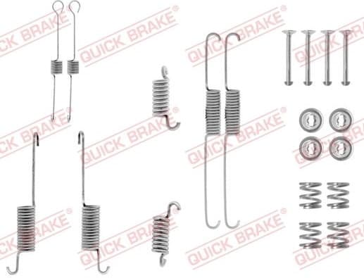 Accessory Kit, brake shoes 105-0615 - image 2