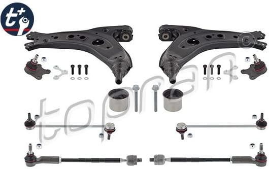 Control/Trailing Arm Kit, wheel suspension t+ 115 800