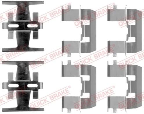 Accessory Kit, disc brake pad 109-1208 - image 2