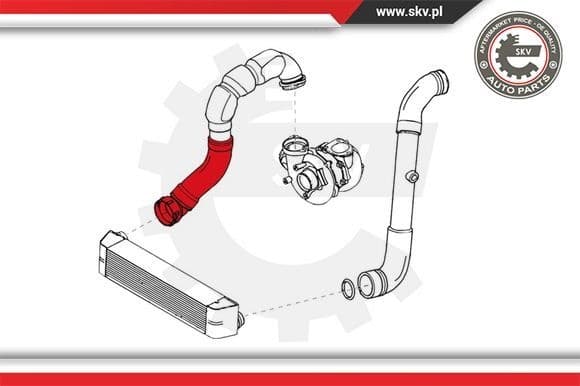 Charge Air Hose 24SKV148 - image 2