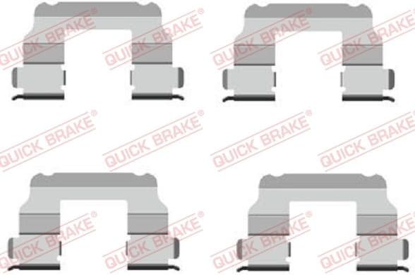 Accessory Kit, disc brake pad 109-1689 - image 2