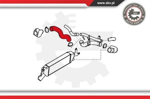 Charge Air Hose 24SKV966 - image 4
