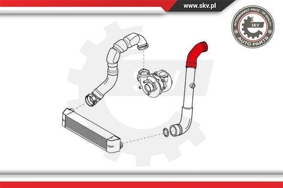 Charge Air Hose 43SKV043 - image 4