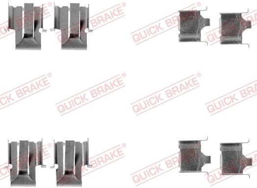 Accessory Kit, disc brake pad 109-1078 - image 2