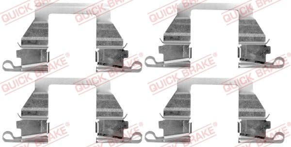 Accessory Kit, disc brake pad 109-1800
