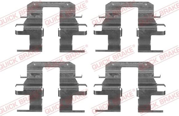 Accessory Kit, disc brake pad 109-1753 - image 2