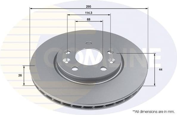 Brake Disc COATED ADC5007V