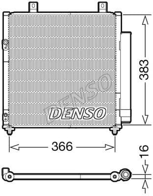 Condenser, air conditioning DCN45007