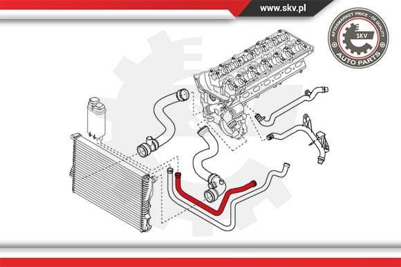 Charge Air Hose 24SKV178 - image 3