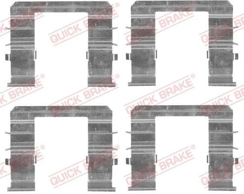 Accessory Kit, disc brake pad 109-1744 - image 2