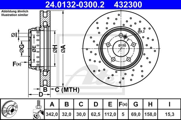 Brake Disc 24.0132-0300.2