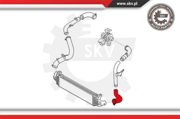 Charge Air Hose 43SKV071 - image 4