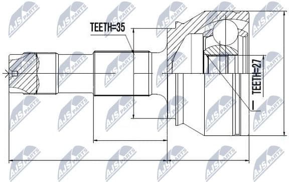 Joint Kit, drive shaft NPZ-FT-037
