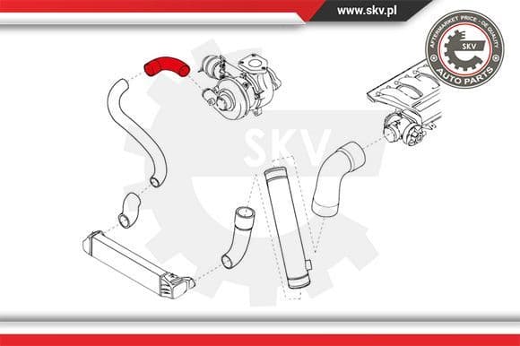 Charge Air Hose 24SKV138 - image 4