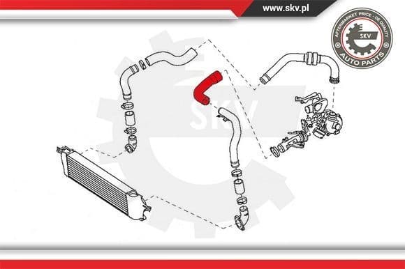 Charge Air Hose 43SKV070 - image 4