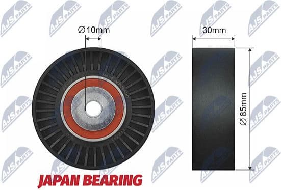 Deflection/Guide Pulley, V-ribbed belt RNK-SB-002