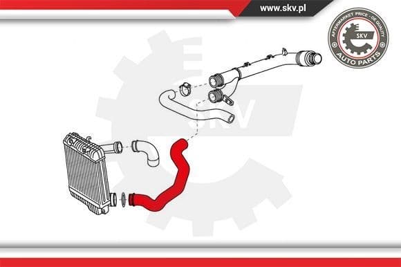 Charge Air Hose 43SKV156 - image 3