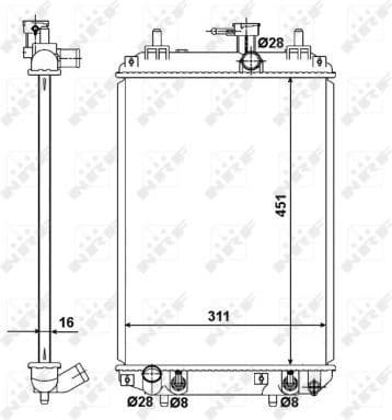 Radiator, engine cooling 58494 - image 4
