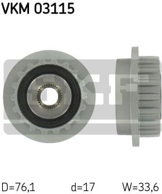 Freewheel clutch alternator SKF VKM03115